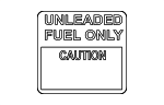 10024AA20A - Body: Fuel Label for Subaru: B9 Tribeca, Legacy, Outback Image