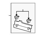 LK4Z61311A59BA - Body: Center Molding for Ford Image