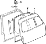 YL7Z7840010AA - Body: Lift Gate for Lincoln: Navigator Image