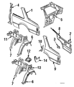 7811309A05 - : Outer Panel for Nissan: Sentra Image