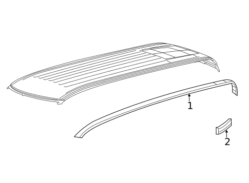 Exterior Trim - Cab for 2024 Ram 1500 #1