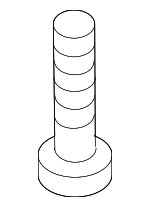 N10524202 - Belts &amp; Cooling: Engine Water Pump Bolt for Audi Image