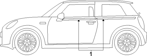 Stripe Tape for 2020 Mini Cooper #11