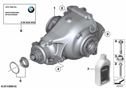 Rear-Axle-Drive for 2014 BMW Z4 35is #0