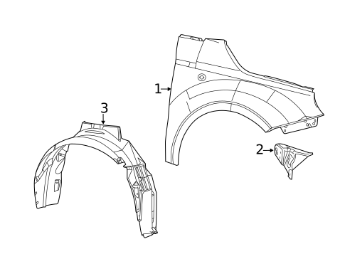 Fender & Components for 2019 Fiat 500 #0