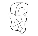 17881P8CA01 - Electrical: Actuator Cable Clamp for Honda: Accord, Element, Odyssey, Pilot Image