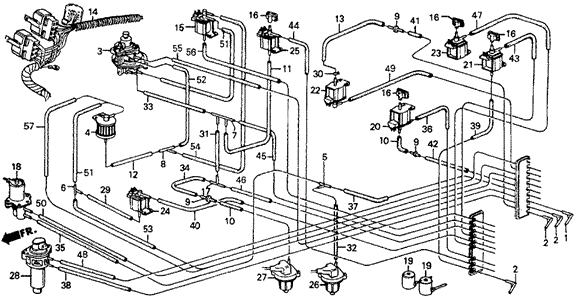 AT No. 1 Tubing ('85-'87 DX) for 1985 Honda Civic #0