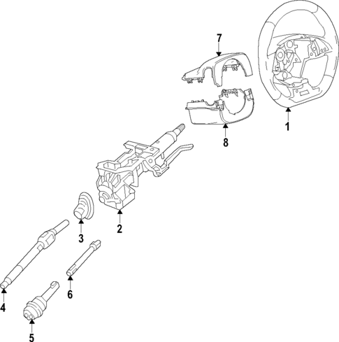 Steering Wheel for 2022 Chevrolet Camaro #0