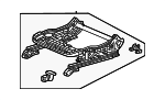 815363S5A21 - Body: Cushion Frame for Honda Image