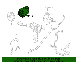 2003-2006 GM Power Steering Pump 19420684 | OEM Parts Online
