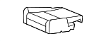 22771040 - Body: Seat Cushion Pad for Cadillac: Escalade, Escalade ESV | Chevrolet: Suburban 1500, Suburban 2500, Tahoe | GMC: Yukon, Yukon XL 1500, Yukon XL 2500 Image