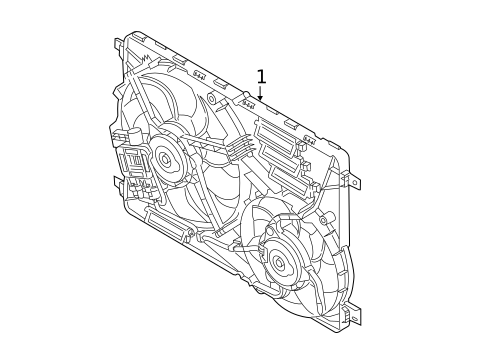 Cooling Fan for 2015 Volvo V60 #0