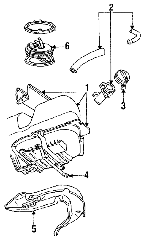 Fuel System Components for 1991 Ford Thunderbird #0