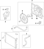 25430Q4030 - : Expansion Tank for Kia Image