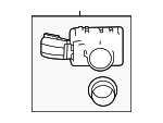 89341K0060C5 - Body: Park Sensor for Toyota: Camry, Land Cruiser, Prius, Prius Prime, RAV4, RAV4 Prime, Sequoia, Sienna, Tundra Image