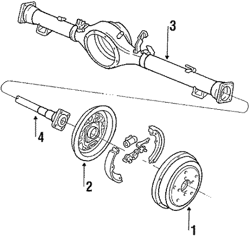 Rear Suspension for 1993 Suzuki Samurai | World OEM Parts Subaru