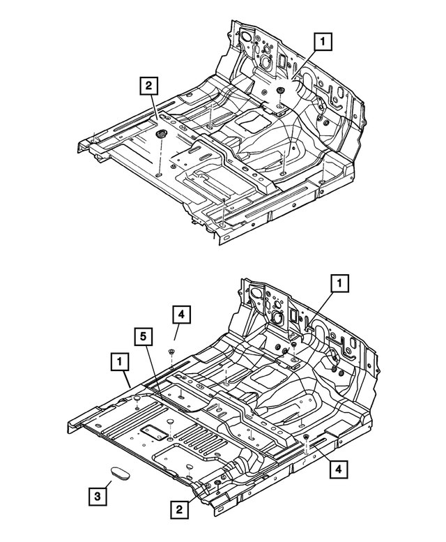 55257380AA - Body Sheet Metal Except Doors: Plug for Mopar Image