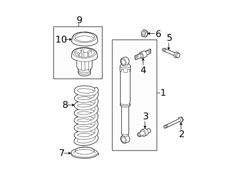 Shocks & Components for 2015 Honda Pilot #0