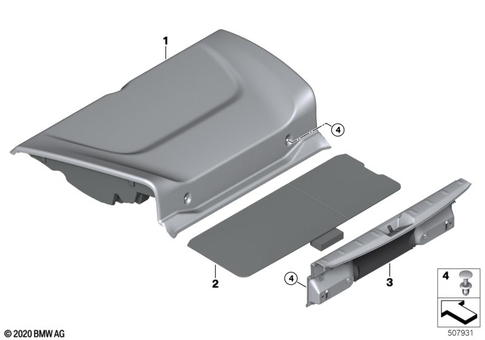 Luggage Compartment for 2019 Mini JCW GP #1