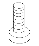 986108 - Electrical: License Lamp Screw for Volvo: S40, V40 Image