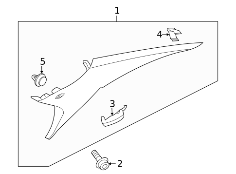 Interior Trim - Quarter Panels for 2013 Kia Forte #0