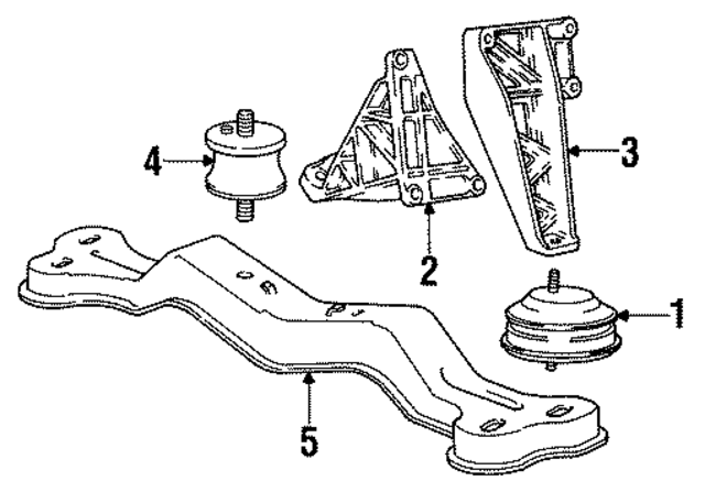 11811129379 - Engine: Front Mount for BMW Image