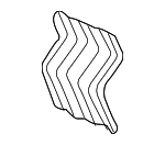 77892TG7A00 - Electrical: Passenger Air Bag Bracket for Honda: Passport, Ridgeline Image