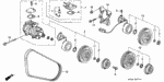 38827PH7003 - Body/Air Conditioning: SCREW-WASHER (5X8) for Honda Image