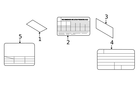 Labels for 2018 Kia Soul EV #0