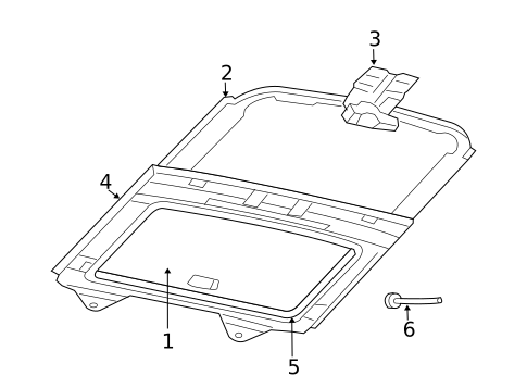 Sunroof for 2004 Dodge Grand Caravan #0