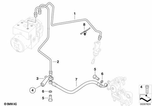 Brake Lines for 2014 BMW-Motorrad G 650 GS #1