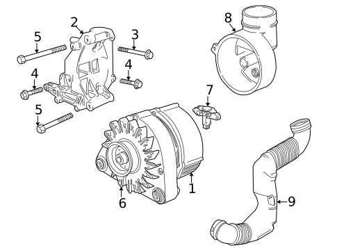 Alternator for 2001 BMW Z3 #1