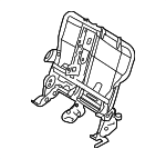 8T4Z78613A39BC - Body: Seat Back Frame for Ford: Edge | Lincoln: MKX Image