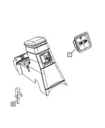 UG381DAAE - Electrical: Power Window Switch And Bezel for Mopar Image