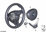 32337842808 - Steering: M Sports Strng Whl,Airb.Leath.,Multifunc for BMW: 528i, 528iX, 535i, 535iX, 550i, 550iX, 650i, 740i, 740LdX, 740Li, 740LiX, 750i, 750iX, 750Li, 750LiX, 760Li, Hybrid 5, Hybrid 7, Hybrid 7L Image image