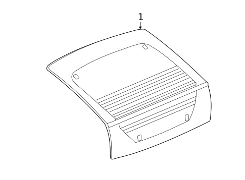 Glass - Lift Gate for 2002 Pontiac Aztek #0
