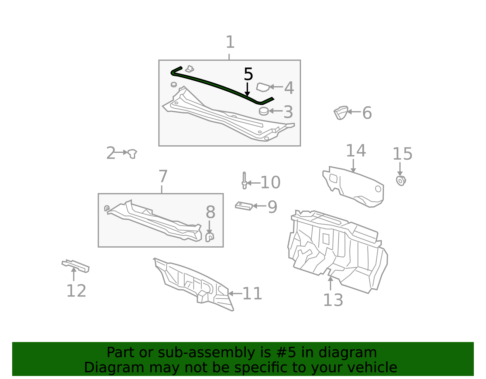 74143-STX-A00 - Acura Seal To Cowl Performance Auto Parts