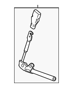 19260599 - : Very Dark Pewter Passenger Seat Belt Tensioner Kit for GM Image