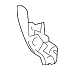 8966806080 - Electrical: ECM Lower Bracket for Toyota: Camry, Solara Image