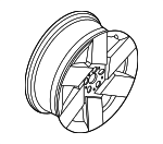 36115A269E4 - : Wheel, Alloy for Mini: Countryman Image