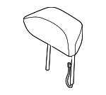 52205A33D01 - Body: Headrest, Outer for BMW: 740i, 750e xDrive, 760i xDrive, i7 Image