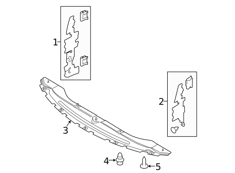 Splash Shields for 2011 Ford Edge #0