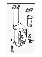 68656352AA - Body: Washer Reservoir for Mopar Image