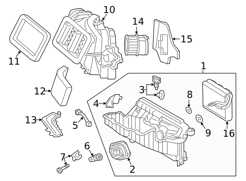 Blower Motor & Fan for 2022 Audi RS6 Avant #0
