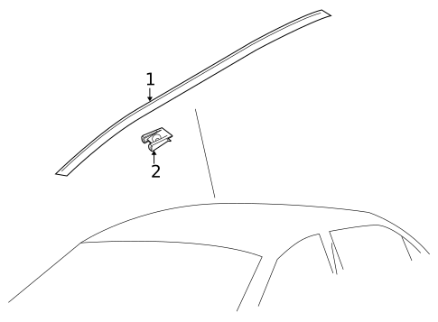 Exterior Trim - Roof for 2007 Suzuki Aerio #0