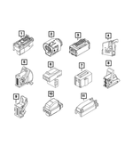 68238114AA - Electrical: Electrical Connector for Mopar Image