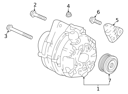 Alternator for 2020 Honda Odyssey #0