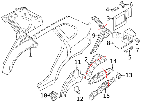 Inner Structure for 2016 BMW X5 #0