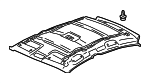 83200TM8A03ZA - : Lining Assembly, Roof *NH686L* (Warm Gray) for Honda: Insight Image