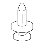 91560S1CE01 - Body: Headliner Clip for Honda: Fit, Insight Image